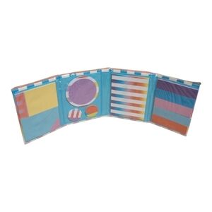 Jot Striped Printed Sticky Notes Memo Pad Trifold Booklet Set
